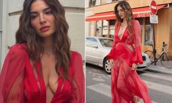 Melisa Aslı Pamuk'tan Paris Moda Haftası'na Damga Vuran Cesur Kombin
