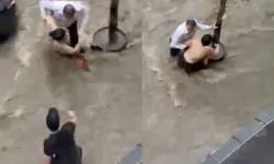 Sel Sularına Kapılan Kadın Son Anda Kurtarıldı: Evleri Su Bastı