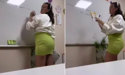Sınıfta Çektiği Video Tartışma Yarattı! Öğretmenin Sözleri Olay Oldu