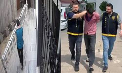 Tuvalet bahanesiyle girdiği restorandan cep telefonu, camiden seyyar merdiven çaldı