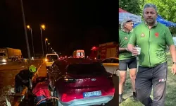 2 otomobilin çarptığı öğretmen Serkan Kadıoğlu hayatını kaybetti