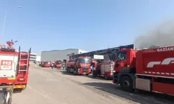 Kahramanmaraş'ın komşu ilinde elyaf fabrikasında yangın