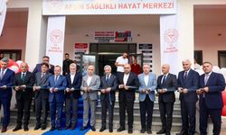 Afşin Sağlıklı Hayat Merkezi düzenlenen törenle hizmete açıldı