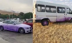 Araçları mora boyayan kimyasalın yola dökülmesine neden olan sorumlular hakkında soruşturma