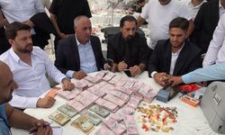 Damada 20 milyon TL, geline kilolarca altın takıldı