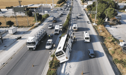 Burdur'da tur otobüsü devrildi! 34 kişi yara almadı