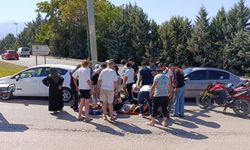 Bursa'da Kavşakta Feci Motosiklet Kazası