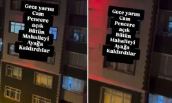 Cins*l ilişkiye giren çiftin çıkardığı sesler mahalleyi ayağa kaldırdı