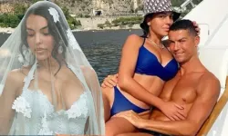 Cristiano Ronaldo ve Georgina Rodriguez evlendi! 10 yıllık ilişkide mutlu son