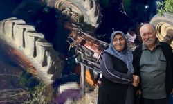 Dere yatağına devrilen traktörün sürücüsü ve eşi öldü