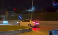 Drift atan aday sürücü polisten kaçamadı ceza yağdı