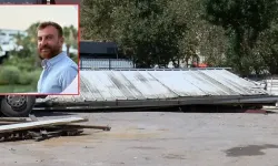 Düşen çatının altında kalan mühendisin cenazesi Adli Tıp'tan alındı