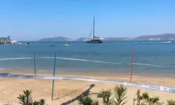 Halk plajı, deniz suyundaki kirlilik şüphesiyle tedbiren kapatıldı