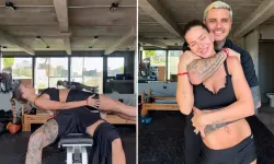 Icardi Sevgilisini Havaya Kaldırdı! Spor Salonundaki Görüntüler İlgi Çekti