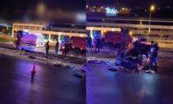 Kahramanmaraş Batı Çevre Yolu’nda 112 ekibine araç çarptı