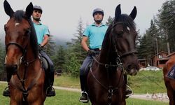Kahramanmaraşta artan yangın riskine karşı atlı timler devriyede