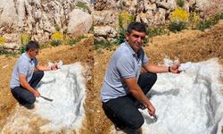 Kahramanmaraş’ta Asırlık Gelenek! Kışın Saklıyorlar, Yazın Kar Çıkarıyorlar
