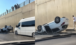 Kahramanmaraş'ta Feci Kaza! Otomobil Takla Attı, 1 Kişi Yaralandı