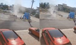 Kahramanmaraş’ta Korkutan Görüntü! Küçük Çaplı Hortum Çıktı