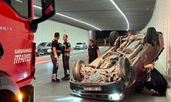 Kahramanmaraş'ta pikap takla attı