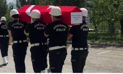 Kahramanmaraş’ta polis memuru Aynur Yıldırım son yolculuğuna uğurlandı