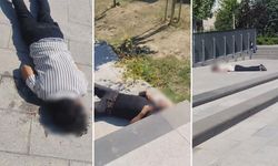 Madde Kullandığı Değerlendirilen 3 Kişi Baygın Halde Görüntülendi
