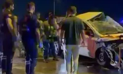 Otomobil refüje çarptı: 1 ölü, 1 ağır yaralı