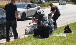 Polis aracına otomobil çarptı: 1’i polis, 1’i bekçi 6 yaralı