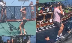 Rus turist Marmaris’te tekne turuna çıktı, karşılaştığı gösteri şaşırttı