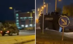 Silah ve patlama sesleri duyuldu, askeri araçlar sokağa çıktı