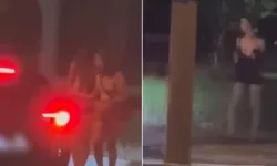 Sürücüler araçlarından inmeden fuh*ş pazarlığı yaptı! Trafik kilitlendi