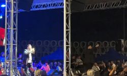 Ünlü sanatçının konserinde elektrikler kesildi