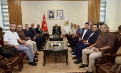 Vali Ünlüer TUSAŞ heyetini makamında kabul etti