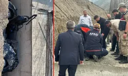 Yol çalışması yapılan alana uçan otomobildeki 3 kişi öldü
