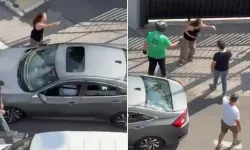 Yol ortasındaki kavgaya damga vuran söz: Kocanı aldım elinden, çatla