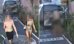 27 yaşındaki kadınla evin önünde cins*l ilişkiye girerken kameraya yakalandı