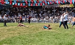 3. Kertmen Karakucak ve Şalvar Güreşleri başladı