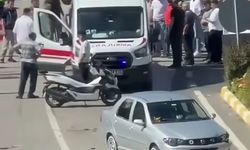 Otomobil ile çarpışan motosikletin sürücüsü yaralandı