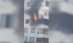 Şanlıurfa'da 8 katlı binada yangın: Bina sakinleri tahliye edildi