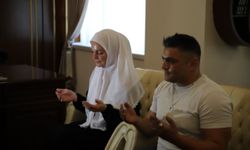 Almanya'dan Gaziantep'e gelip Müslüman oldu