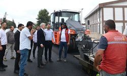 Başkan Fırat Görgel Afşin'deki asfalt çalışmalarını yerinde inceledi