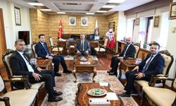 Gençlik Hizmetleri Genel Müdürü Efendioğlu’ndan KSÜ Rektörü Okumuş’a ziyaret