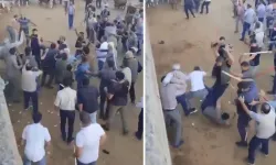 Hayvan pazarında ortalık karıştı! Sopalarla saldırdılar