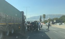 Kahramanmaraş Doğu Çevre Yolu'nda tır yayaya çarptı: 1 yaralı