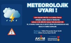 Kahramanmaraş’ta 4 ilçeye kuvvetli sağanak uyarısı