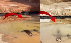 Kahramanmaraş’ta Büyük Tehlike! Çocuklar İnşaat Alanındaki Suya Giriyor