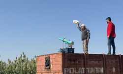 Kahramanmaraş’ta çiftçilerden akdarı tarlası için amfili nöbet
