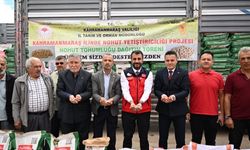 Kahramanmaraş’ta çiftçiye 144 ton tohum desteği