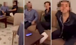 Karısını başka erkekle görünce telefonu çıkarıp kayda başladı