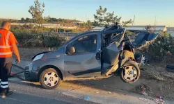 TIR hafif ticari araca çarptı: 1'i çocuk, 5 yaralı